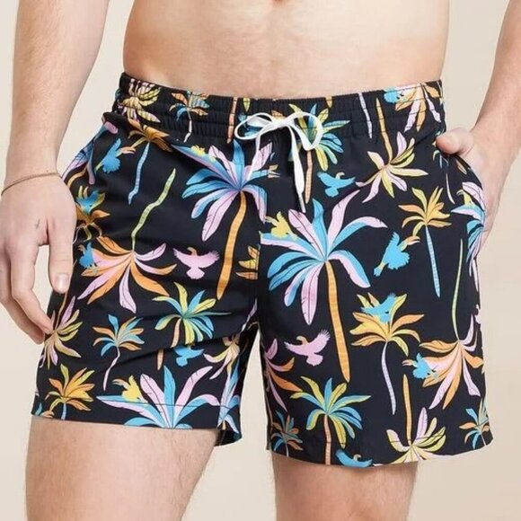 Chubbies The Black Night Light Stretch Swim Trunks Sz Large - Picture 4 of 6